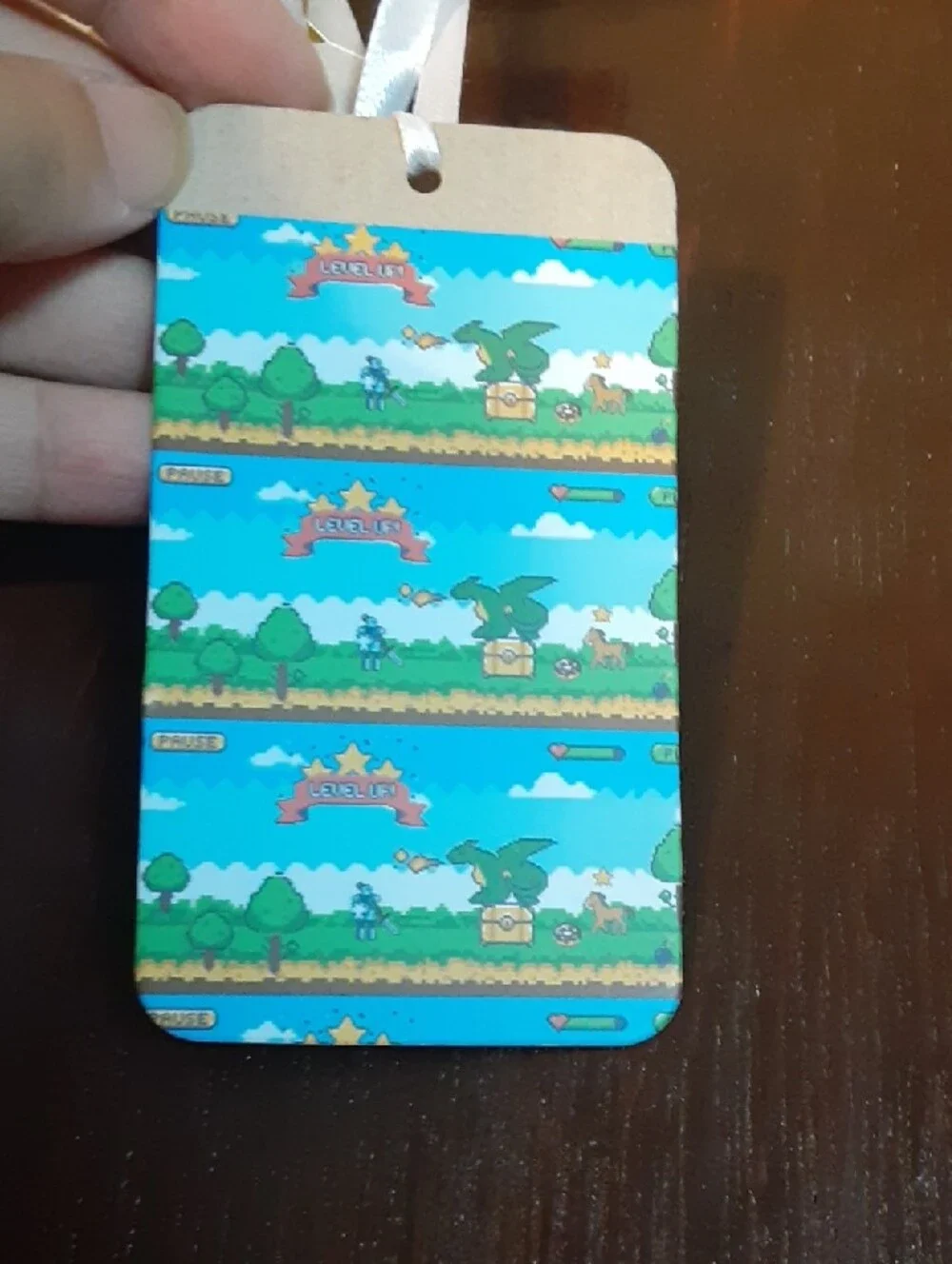 Plush Throw with Video Game Print